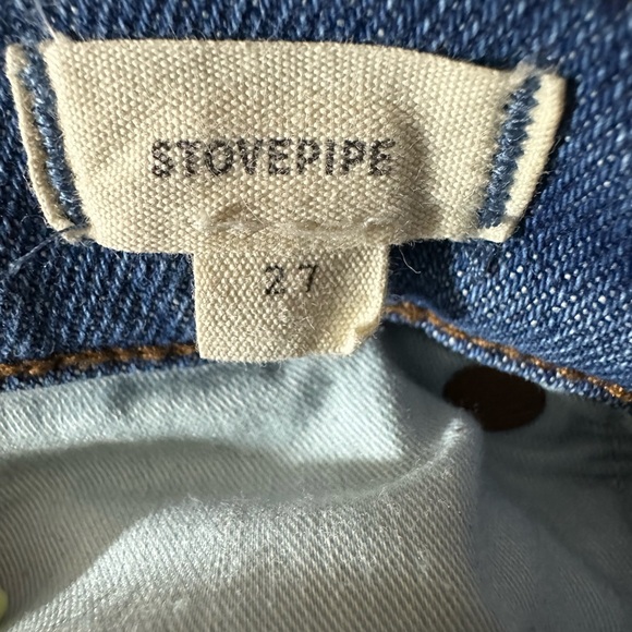 Madewell Stovepipe Women's Straight Leg Blue Jeans 27 - Picture 2 of 6